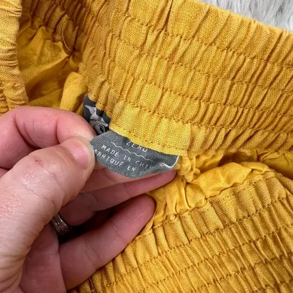 Girls of Savoy Women's 0 Yellow Sugar Work Skirt A-Line Embroidered Appliqué - Picture 6 of 8